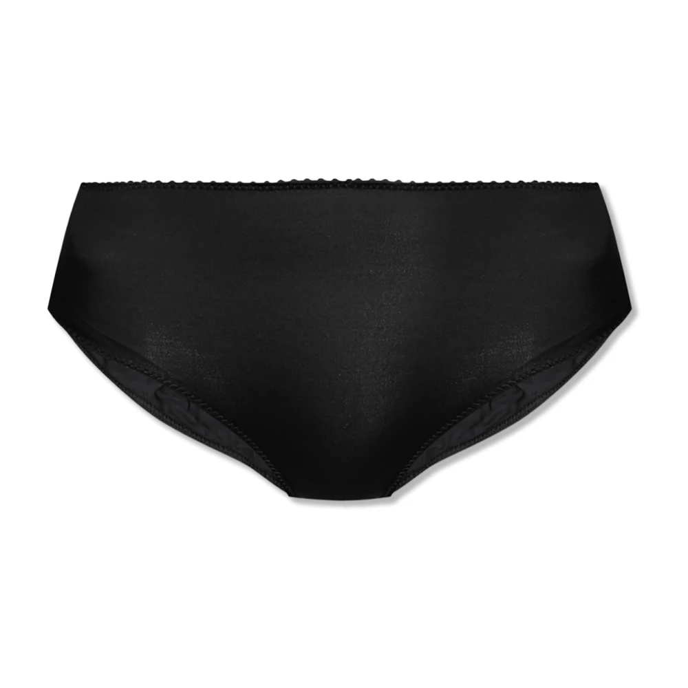 Hanro Damen Schwarz - Satin Deluxe Maxi Slips - Underwear - K - Xs