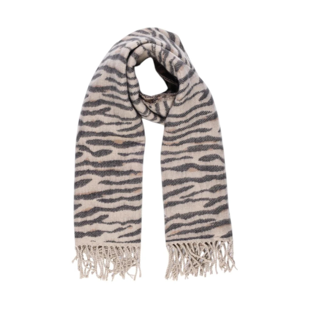Pieces - Beiger Acryl-Schal Herbst/Winter Kollektion - Accessories - Damen - Beige - One Size - Bild 6