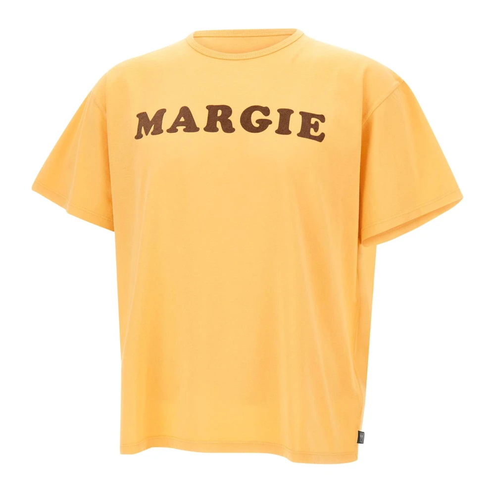 Mm6 Maison Margiela Herren Orange - Vintage Jersey T-Shirt - Tops - Xl