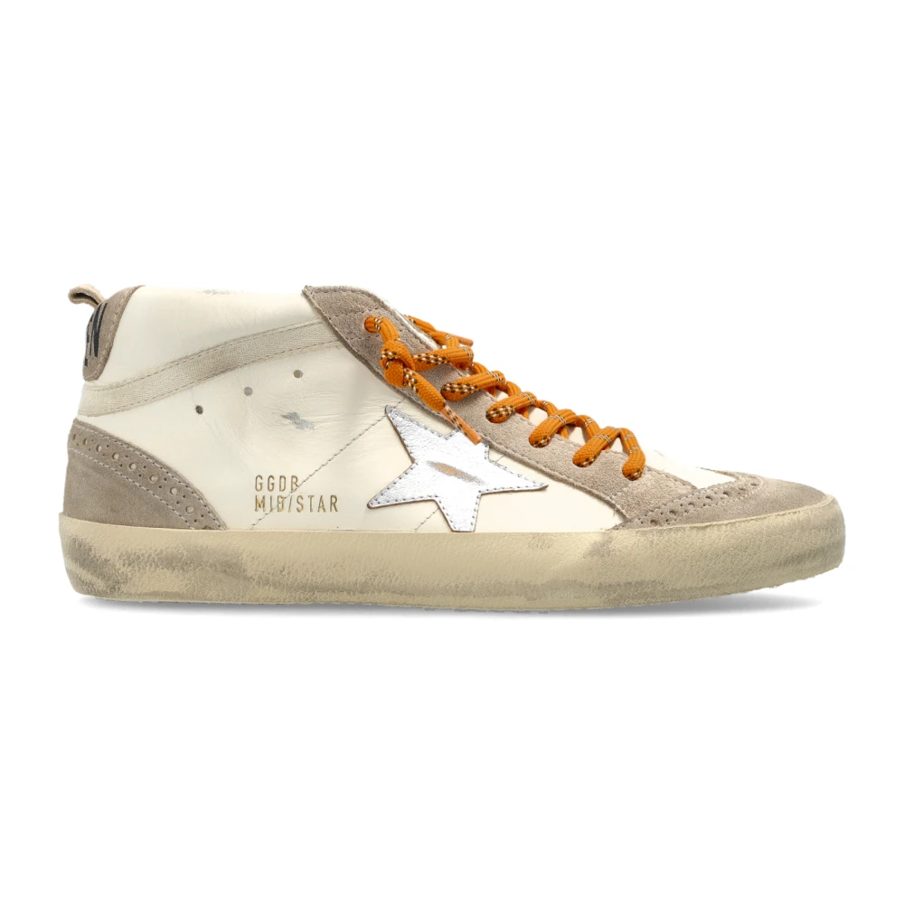 Golden Goose Damen Beige - Mid Star Sneakers - Shoes - 38 Eu