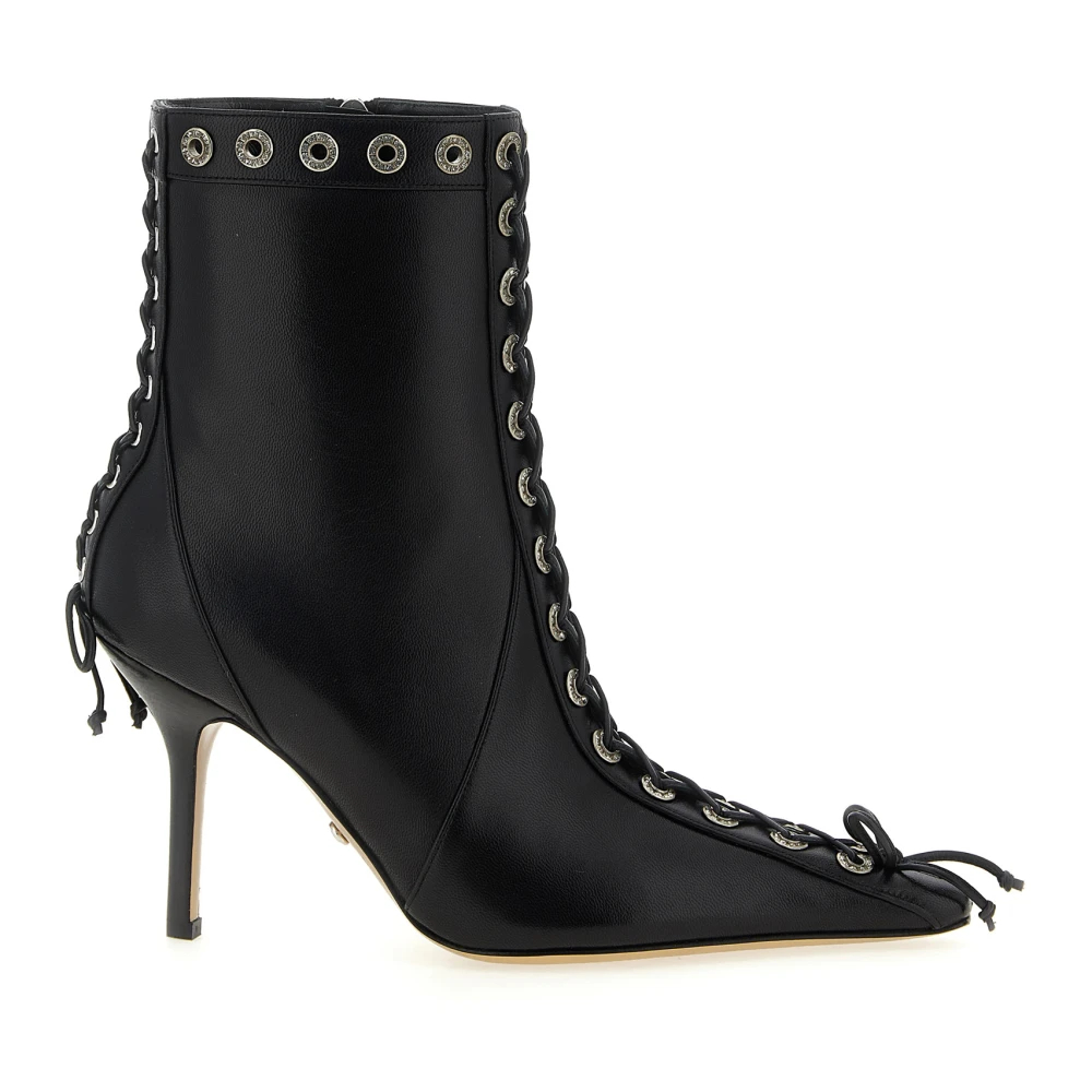 Mach & Mach Damen Schwarz - Crystalized Corset Ankle Boots - Shoes - K - 41 Eu