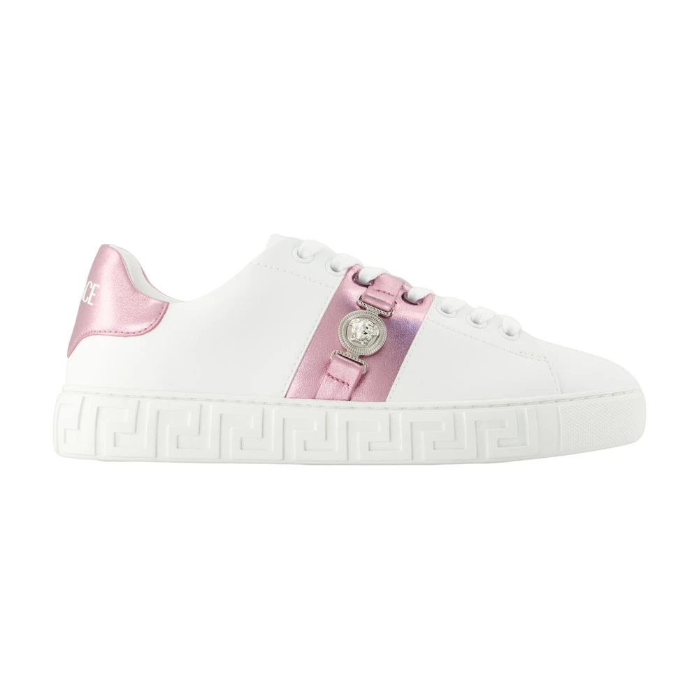 Versace Damen Rosa - Crystal Greca Sneakers - Shoes - 40 Eu