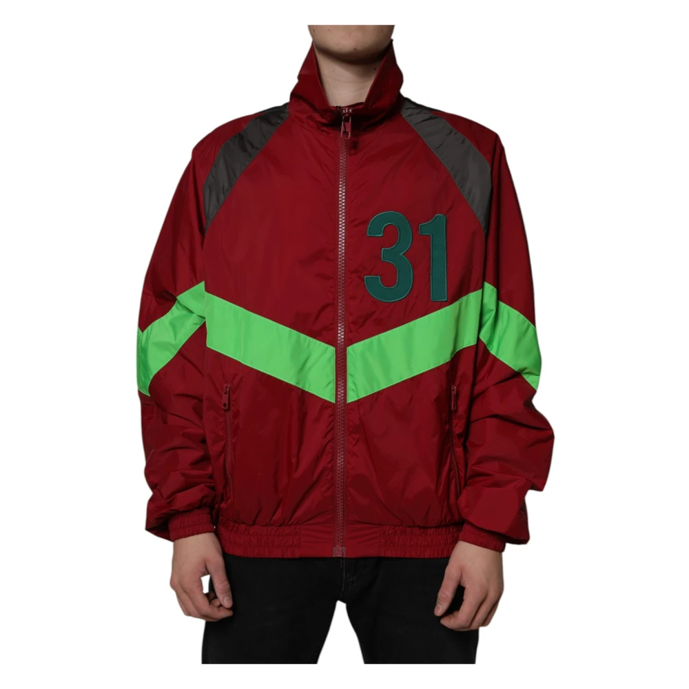 Dolce & Gabbana Herren Multicolor - Nylon Windbreaker Jacke - Jackets - Mehrfarbig - L