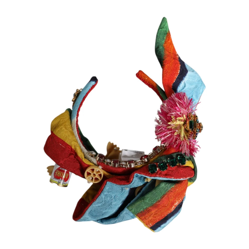 Dolce & Gabbana Damen Multicolor - Kristall-Blumen-Diadem-Haarband - Accessories - Mehrfarbig - One Size