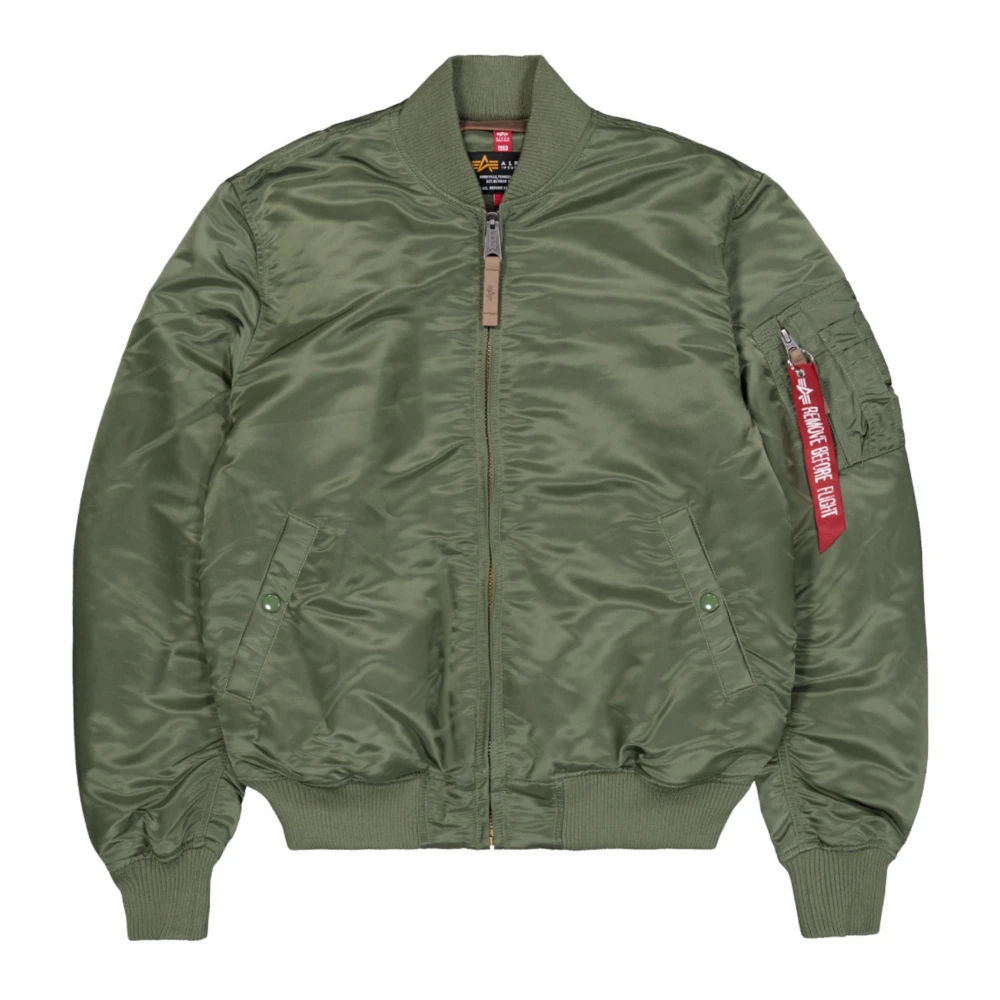 Alpha Industries Herren Grün Jacke Ma - 1 Vf 59 Mittel - Bild 2