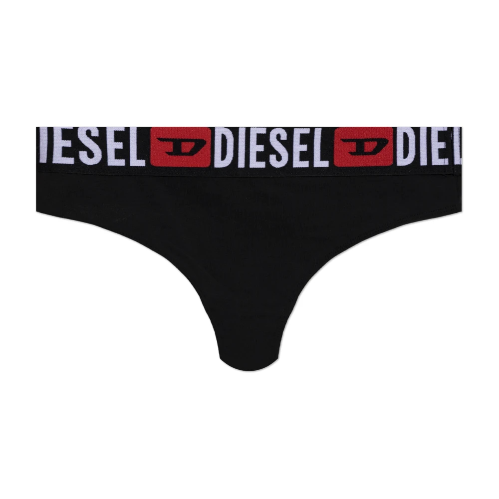 Diesel Damen Schwarz - Stars-D-Core String - Underwear - K - 2XS