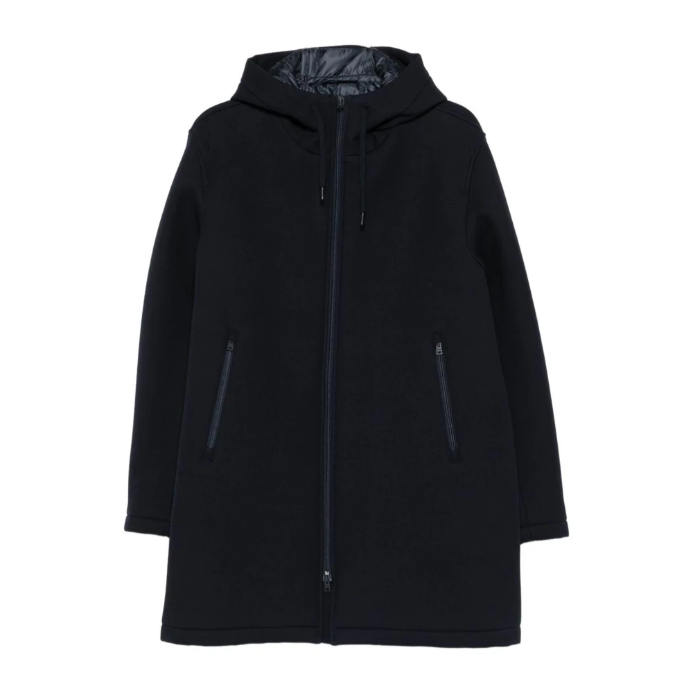 Herno Herren Blau - Kapuzenjacke Aus Technischem Gewebe - Coats - 3XL