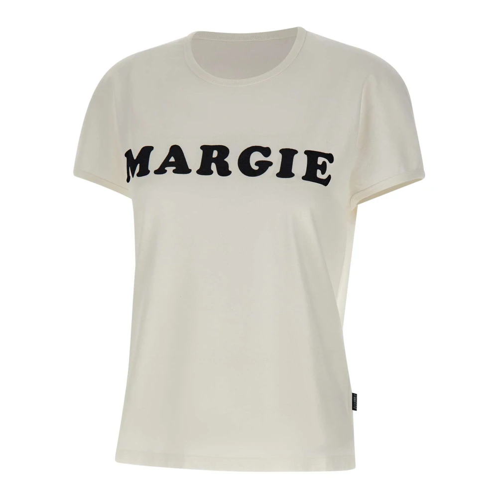 Mm6 Maison Margiela Damen Weiß - Vintage Jersey T-Shirt - Tops - S