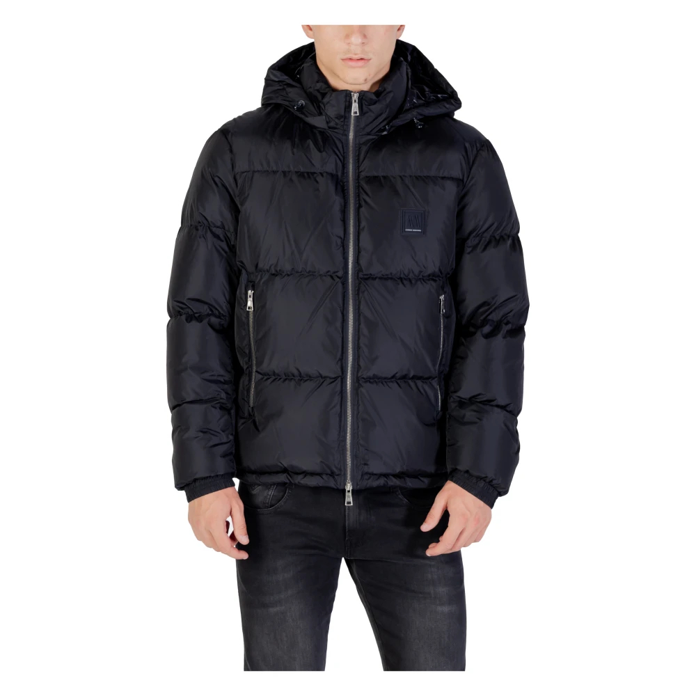Armani Exchange - Stadtdaunenjacke Mit Kapuze - Jackets - Herren - Blau - L - Bild 9