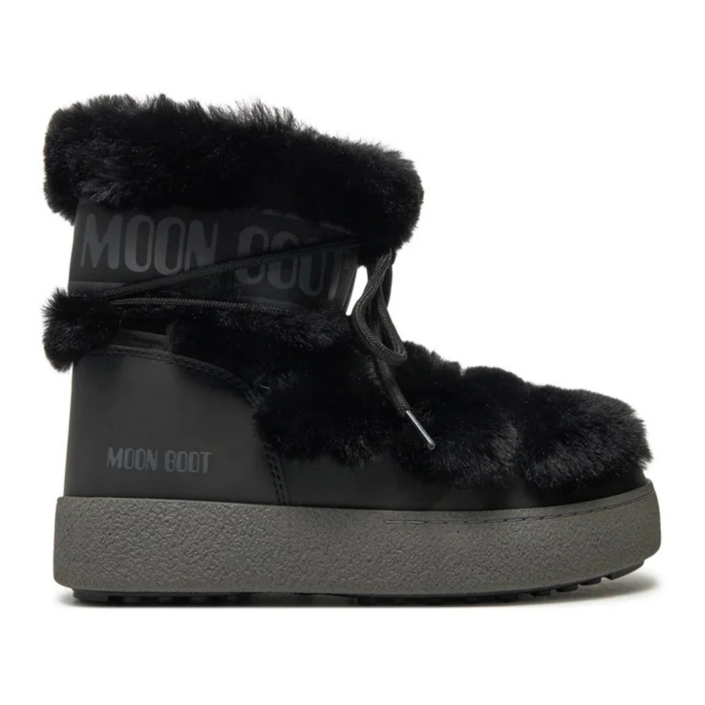 Moon Boot Damen Schwarz Schneeschuhe Ltrack Tube Faux-Fur 80D2450130 38 - Bild 6