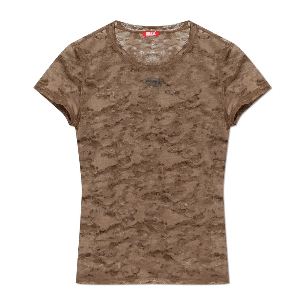 Diesel Damen Braun - Spitzentop Kasia-Utlt - Tops - 2XS