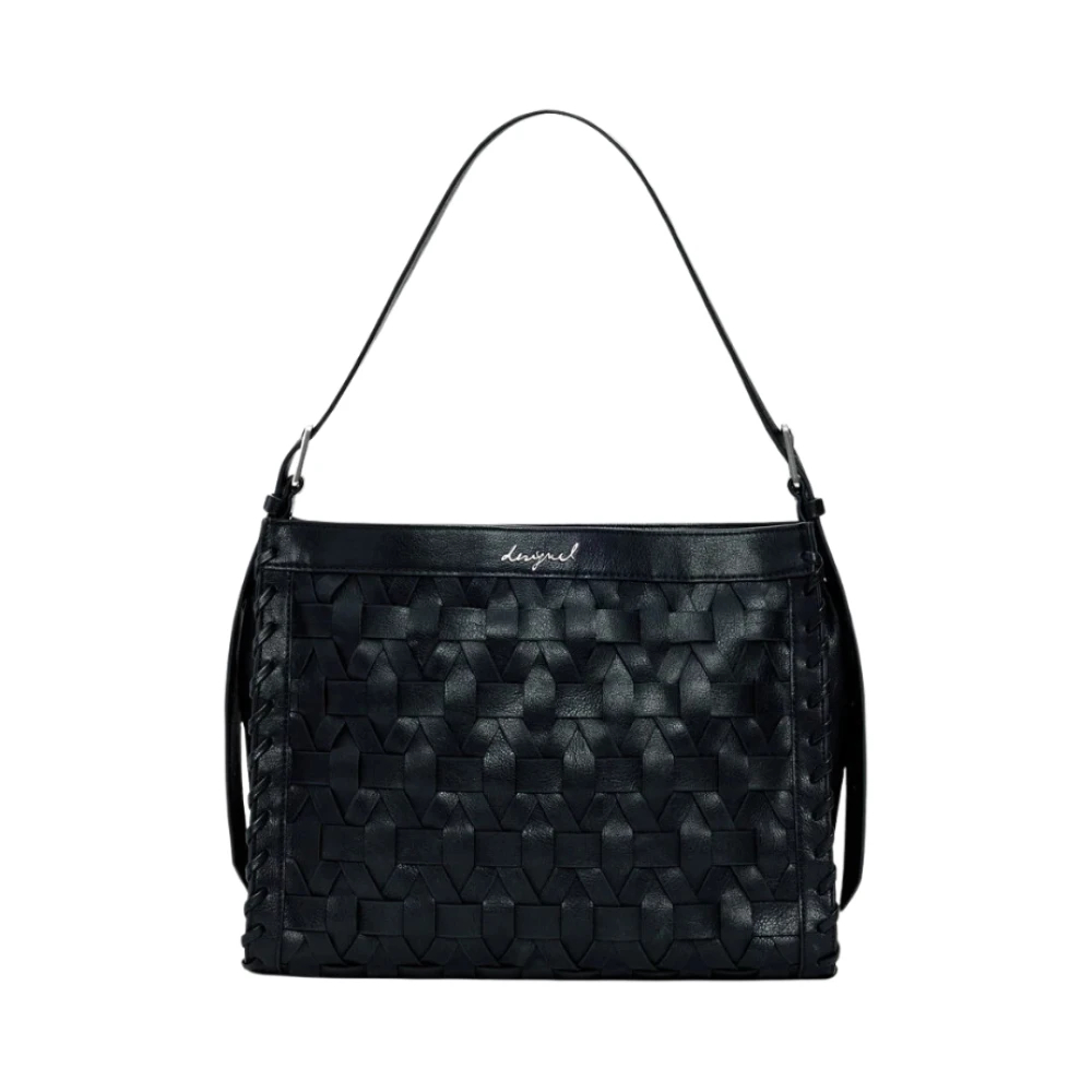 Desigual Damen Schwarz Schultertasche Argon Buxton - Bild 7