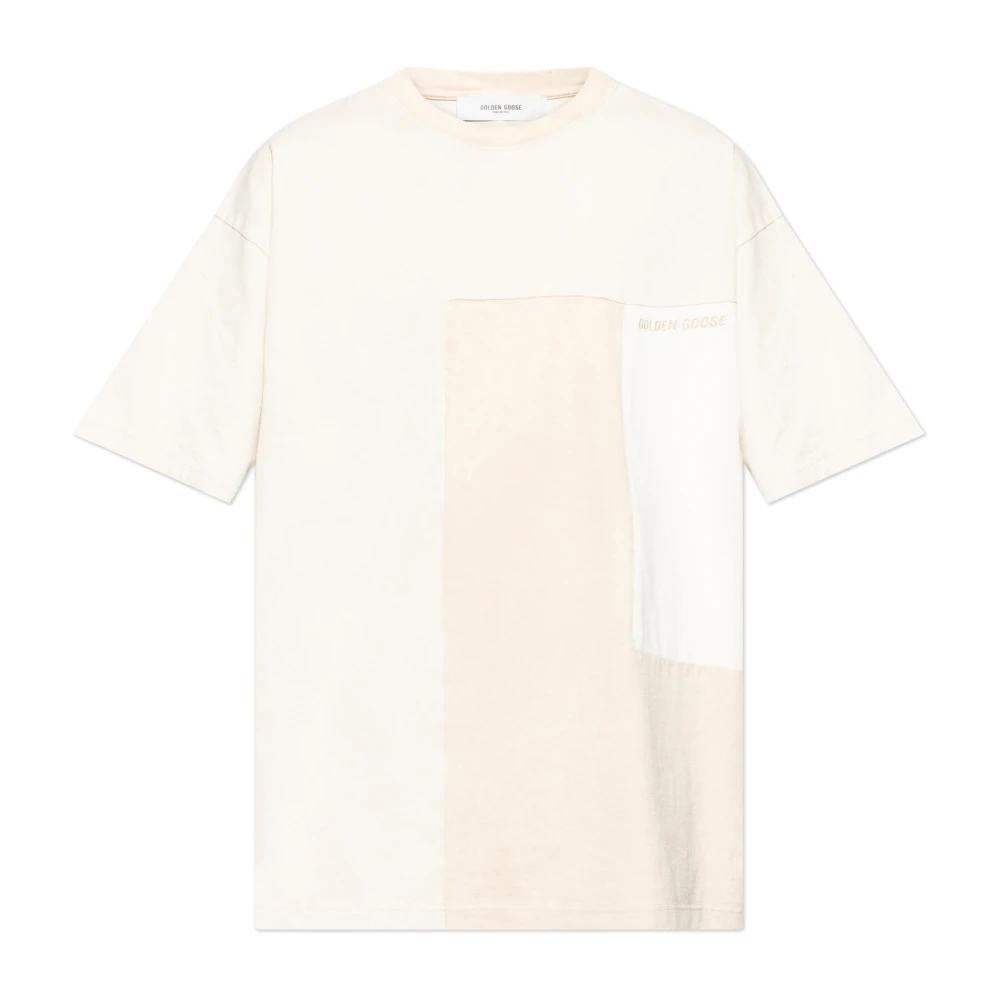 Golden Goose Herren Beige - T-Shirt Im Vintage-Look - Tops - S