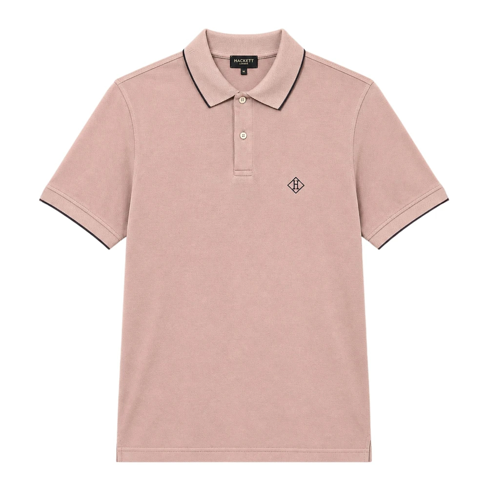 Herno Herren Rosa - Logo Besticktes Polohemd - Tops - 2XL