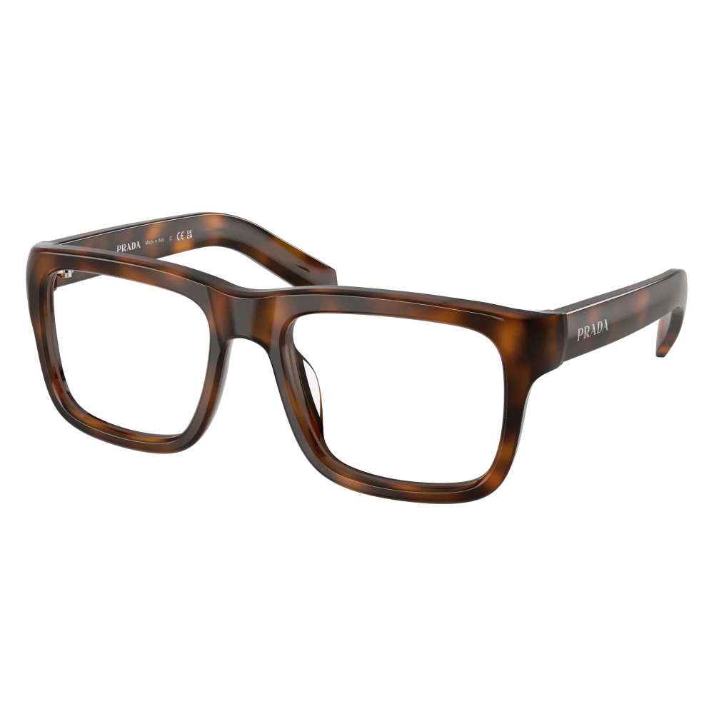 Prada Pr D02v 0 20D1o1 Kunststoff Rechteckig Brille – auch als Gleitsichtbrille Herren Havana Mittel - Bild 3