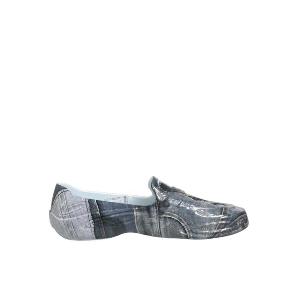 Dolce & Gabbana Herren Grau - Multicolor Gummi Low Top Sneakers - Shoes - 44 Eu