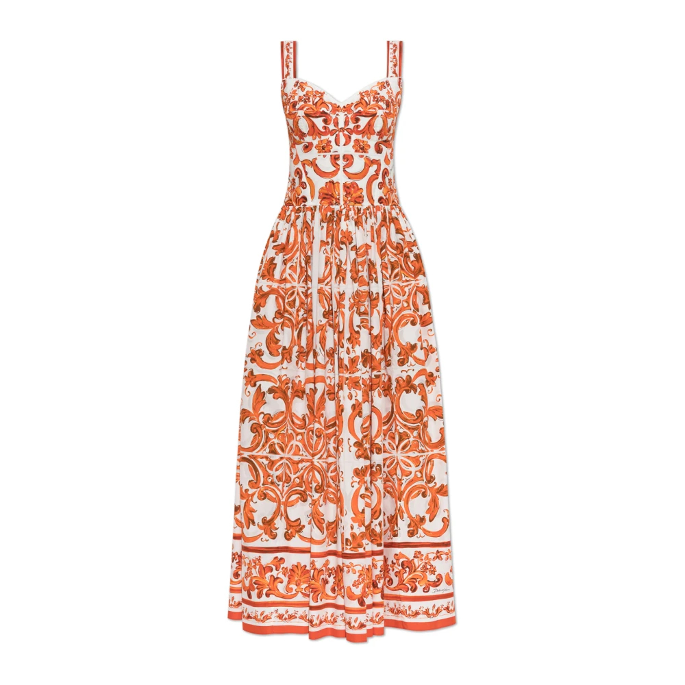 Dolce & Gabbana , Damen, Kleider, Mehrfarbig, S - Bild 5