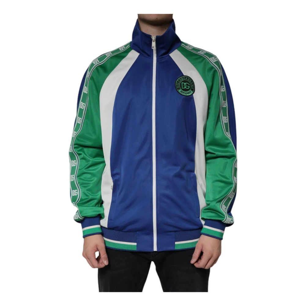 Dolce & Gabbana Herren Multicolor - Bomberjacke Mit Logodetails - Jackets - Mehrfarbig - 2XL