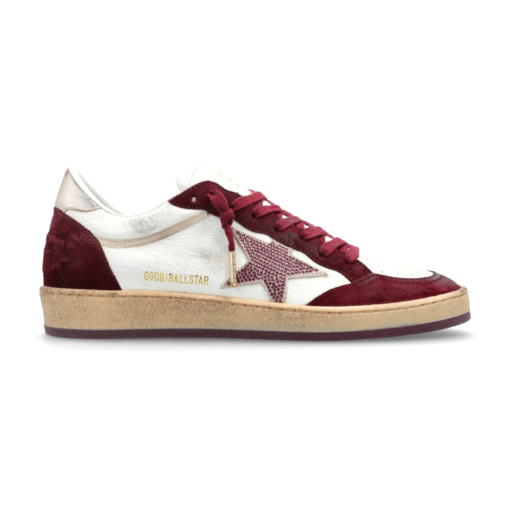 Golden Goose Damen Rot - Ball Star Sneakers - Shoes - 37 Eu