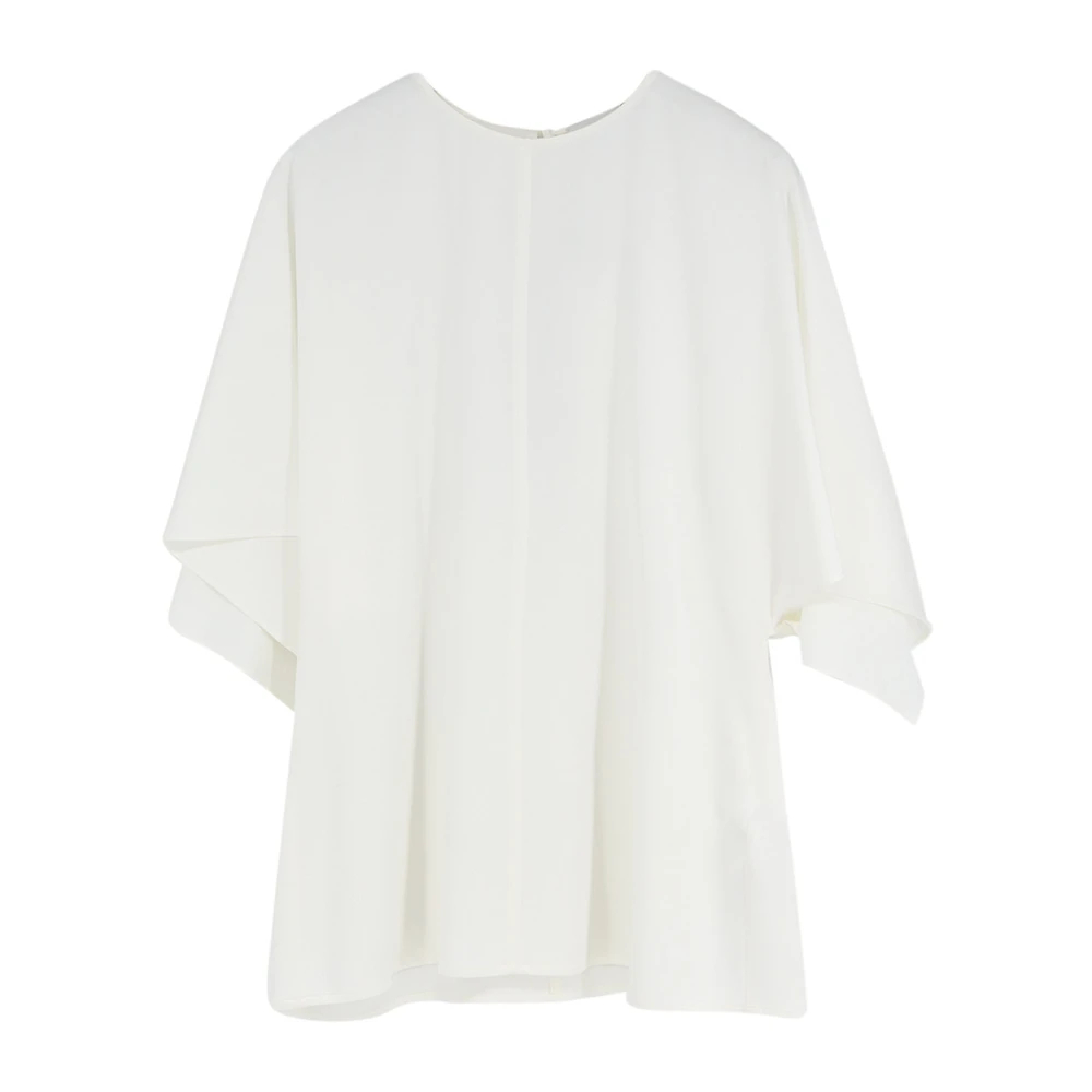 Stella Mccartney Damen Weiß - Satin Lace Blouse - Blouses & Shirts - L