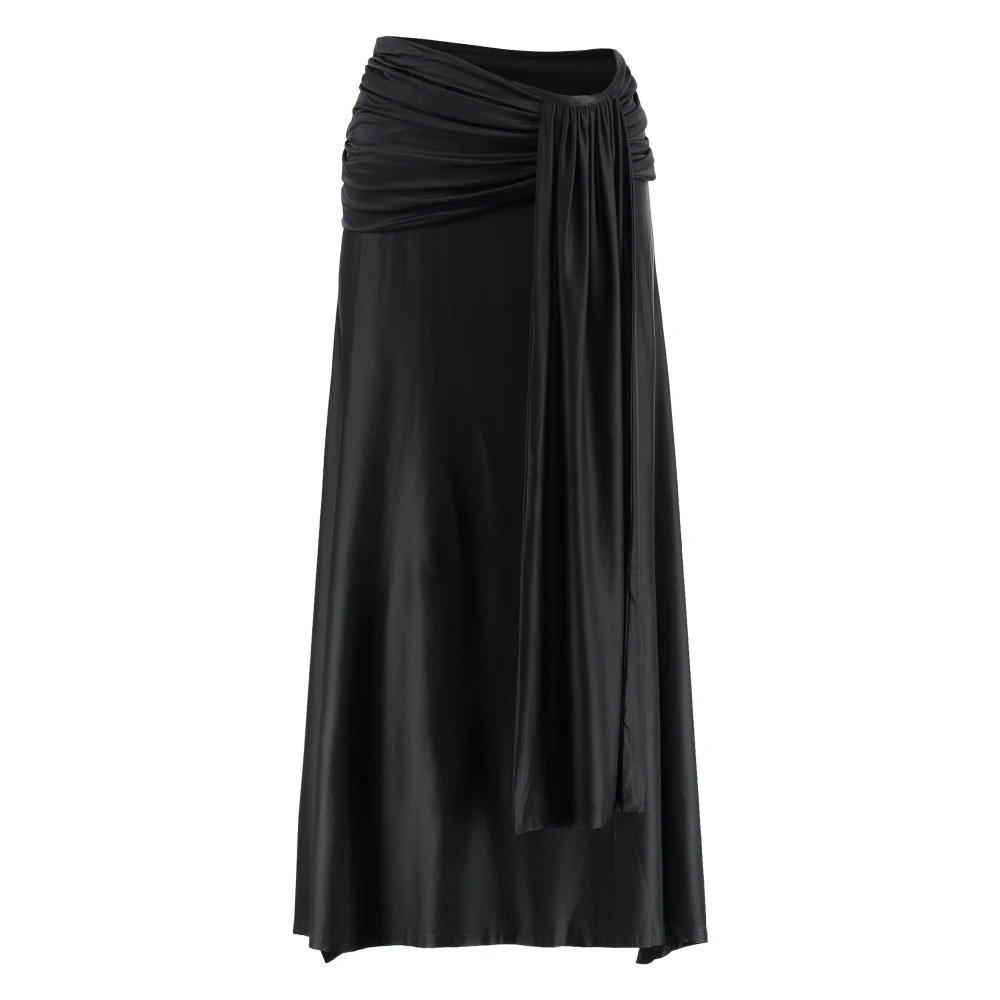 Rabanne Damen Schwarz - Satinrock - Skirts - K - L