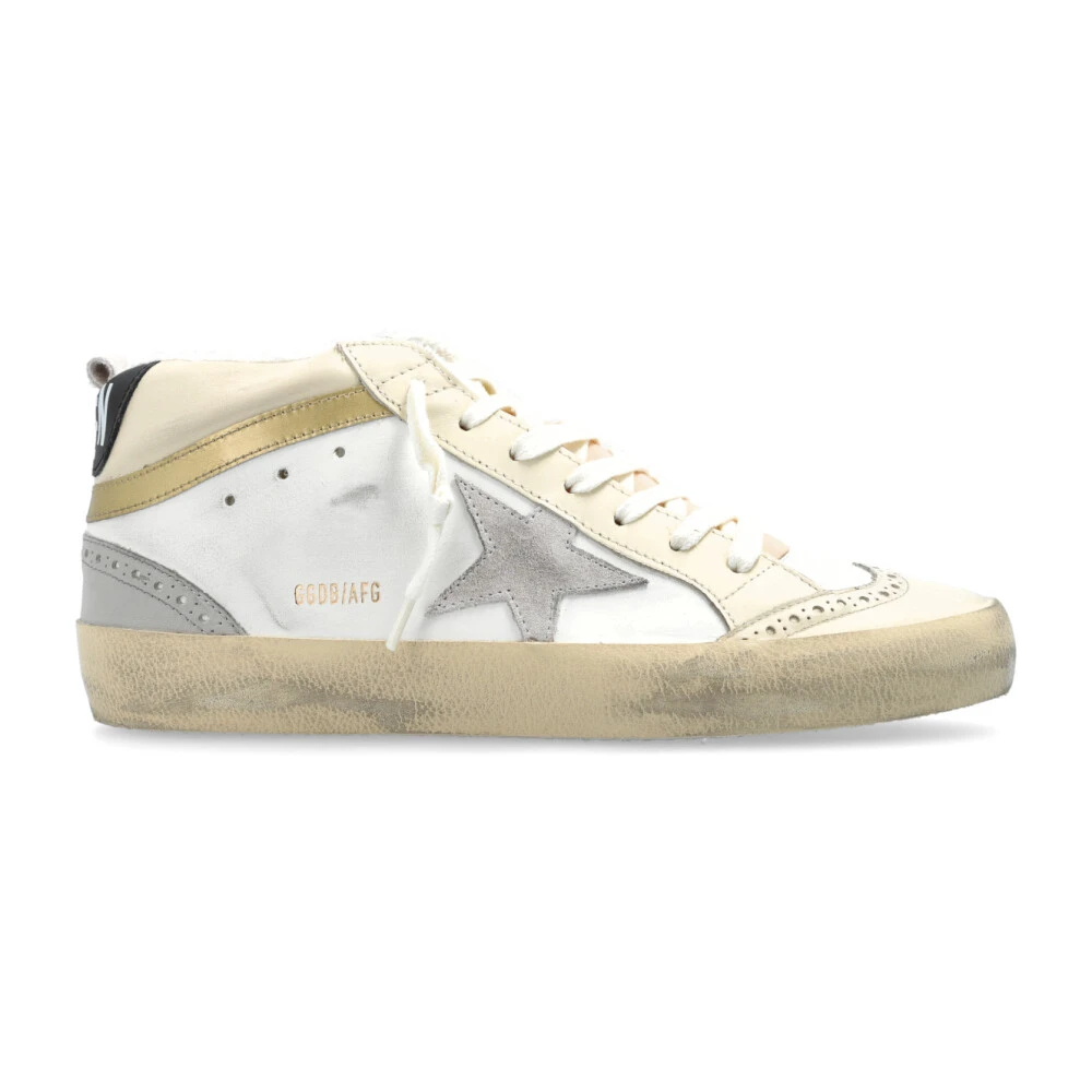 Golden Goose Damen Weiß - Mid Star Sneakers - Shoes - 38 Eu