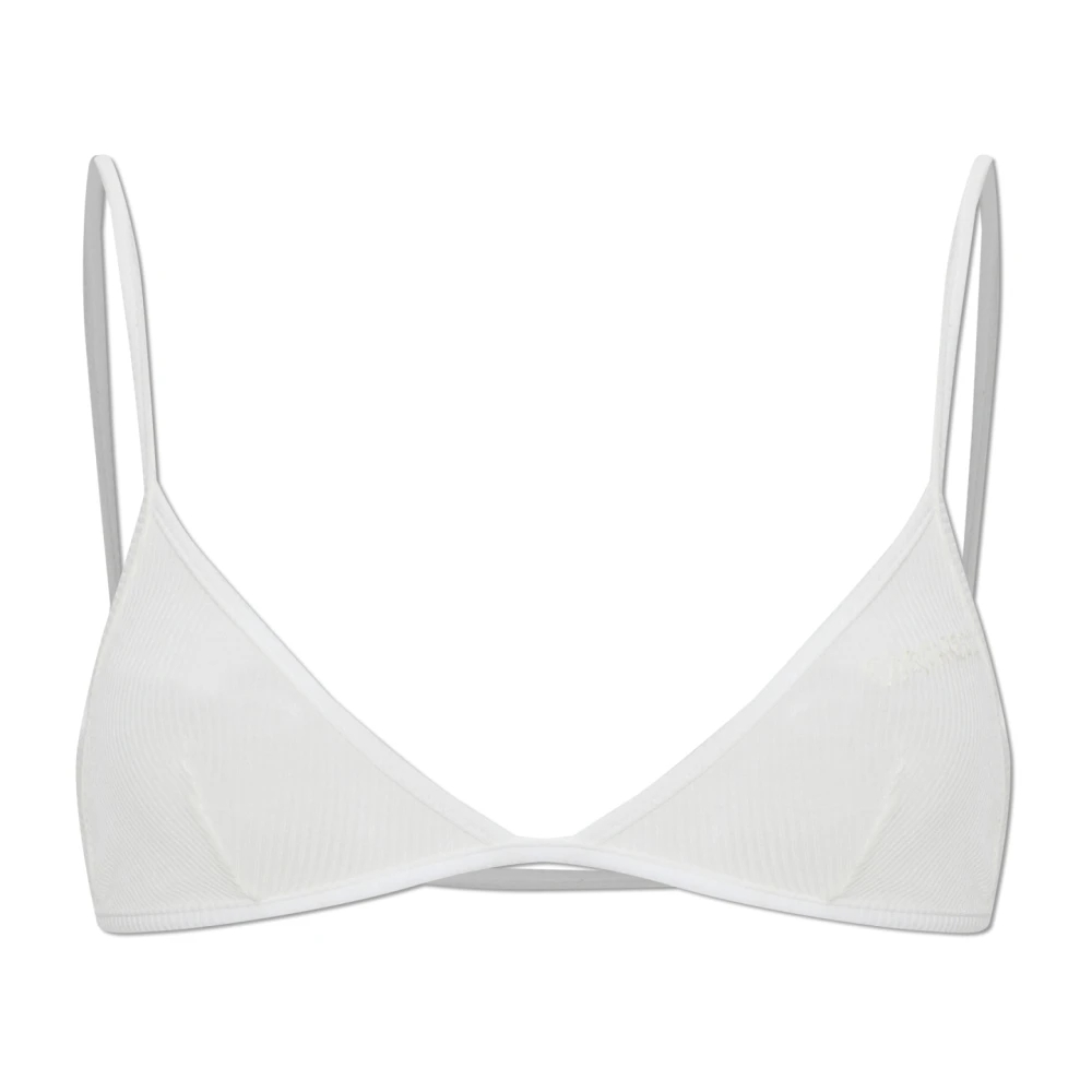 Dsquared2 Damen Weiß - Bh Mit Besticktem Logo - Underwear - Xl
