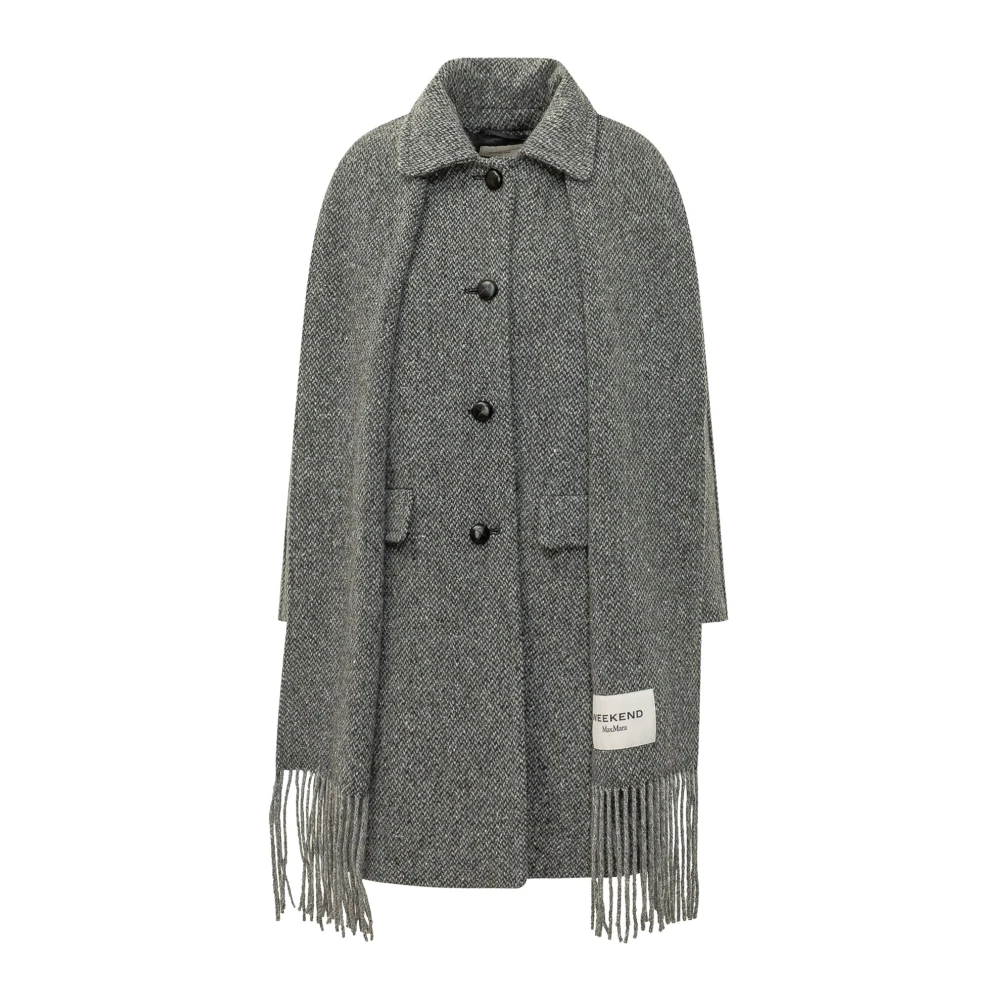 Weekend Max Mara - Latino Cape Coat - Jackets - Damen - Grau - S