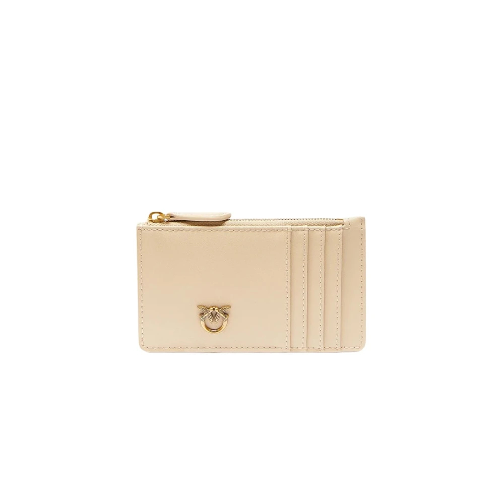Pinko, Damen, Portemonnaie, Airone Cardholder, Beige - Bild 6