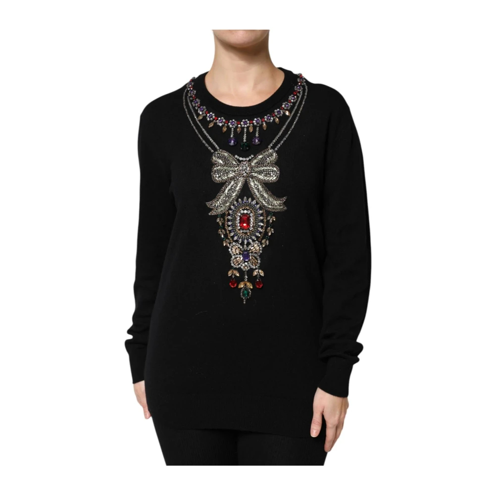 Verzierte Juwelenhals-Pullover Eu Größe 36 / Uk Größe 8 - Bild 3