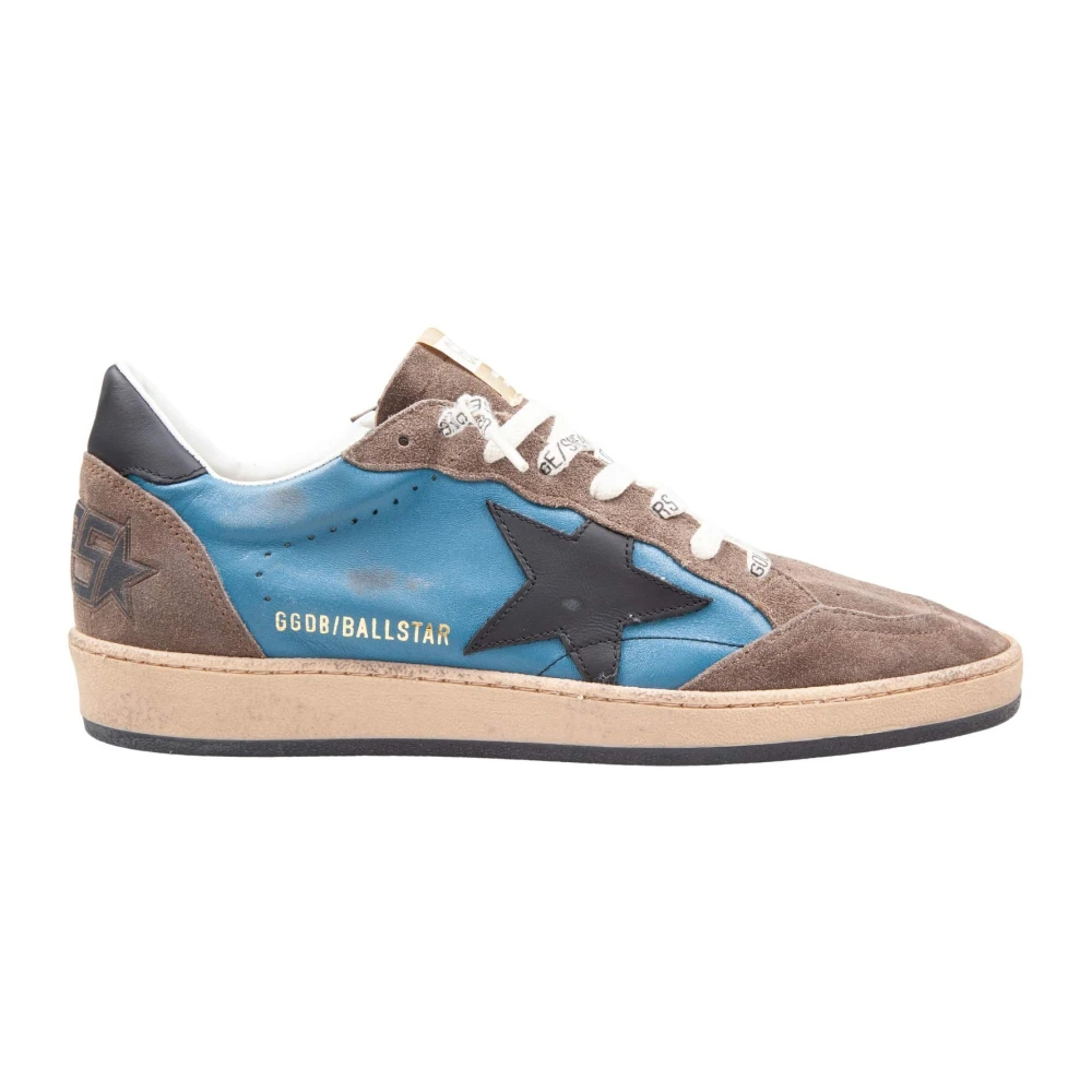Golden Goose Herren Multicolor - Ball Star Suede Sneakers - Shoes - Mehrfarbig - 40 Eu