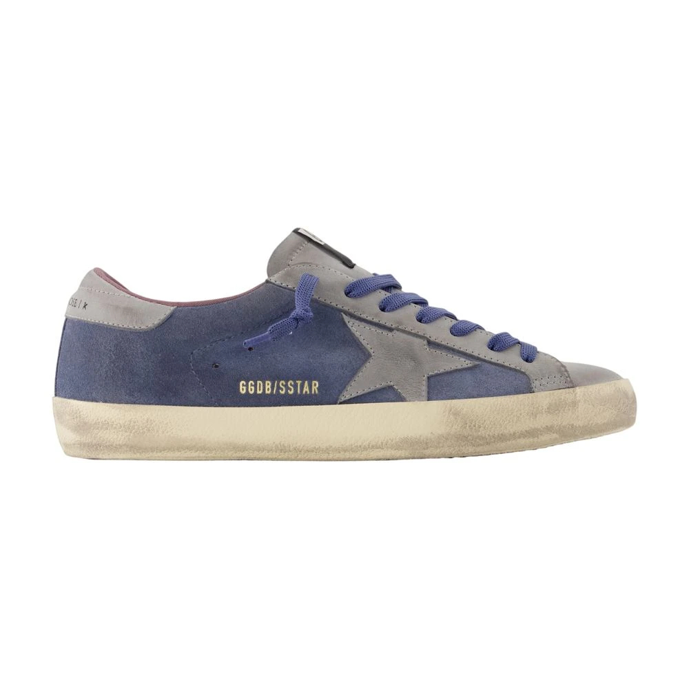 Golden Goose Herren Blau - Super-Star Sneakers - Shoes - 41 Eu