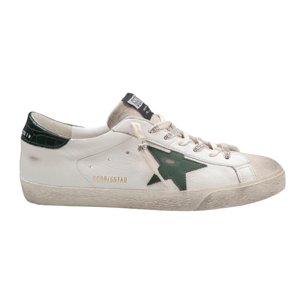 Golden Goose Herren Weiß - Super-Star Sneakers - Shoes - 43 Eu
