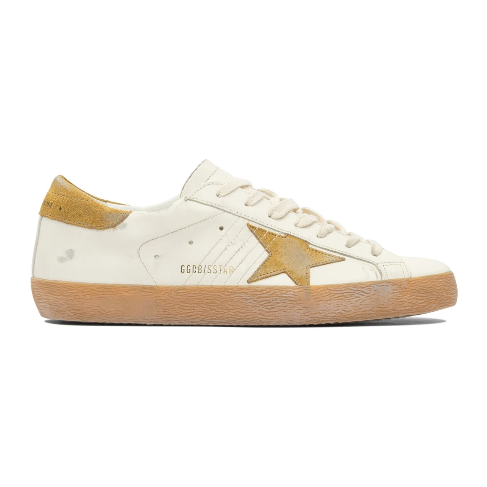 Golden Goose Herren Weiß - Super-Star Sneakers - Shoes - 43 Eu