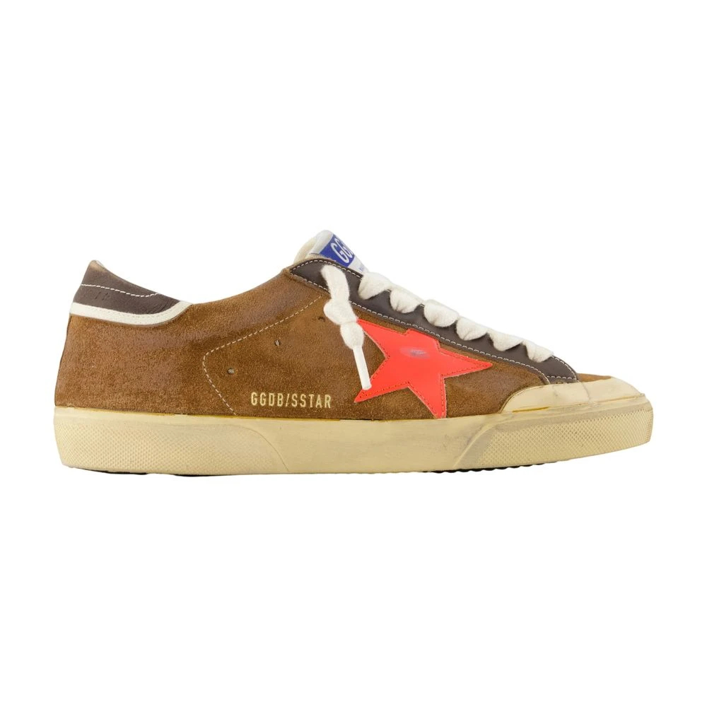Golden Goose Herren Braun - Super-Star Sneakers - Shoes - 39 Eu