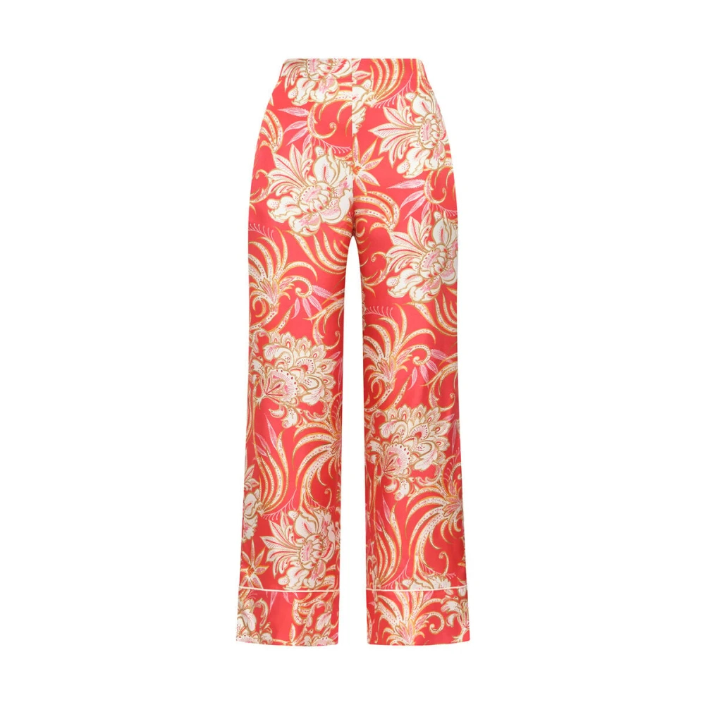 Maliparmi Damen Rot - Collection Print Hosen - Trousers - 2XL