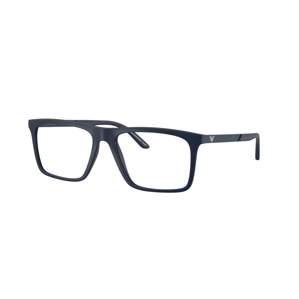 Emporio Armani EA3253 Herren-Brille inkl. Gläser Vollrand Quadratisch Kunststoff-Gestell 55/17/145, schwarz - Bild 6