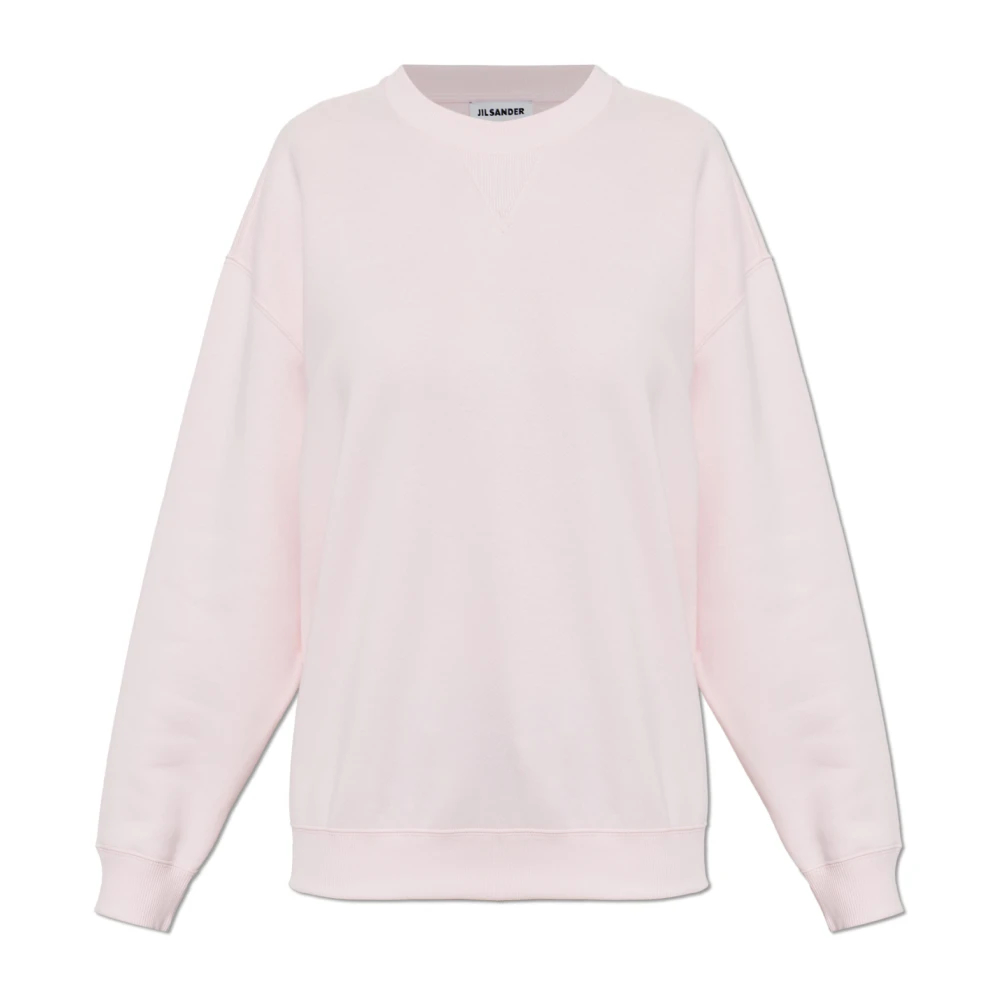 Jil Sander Damen Rosa - Sweatshirt Mit Print-Logo - Sweatshirts & Hoodies - S