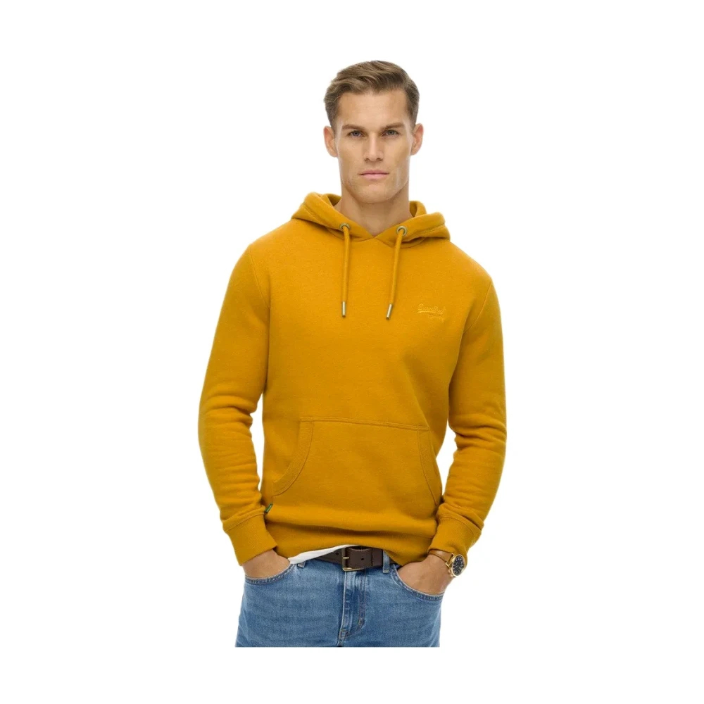 Joom Superdry Herren Orange Vintage Logo Hoodie 60% Cotton Cm - Bild 4