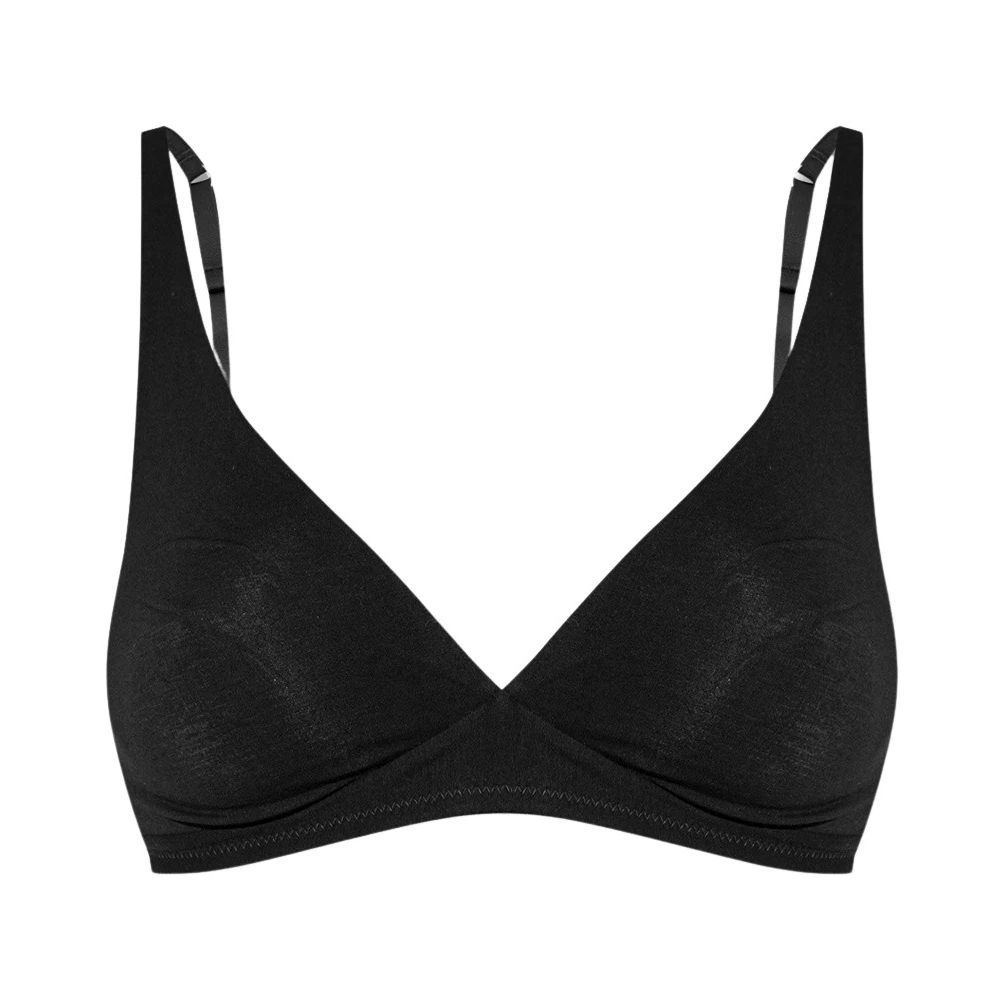 Hanro Damen Schwarz - Cotton Sensation Bh Ohne Bügel - Underwear - K - 85A Eu