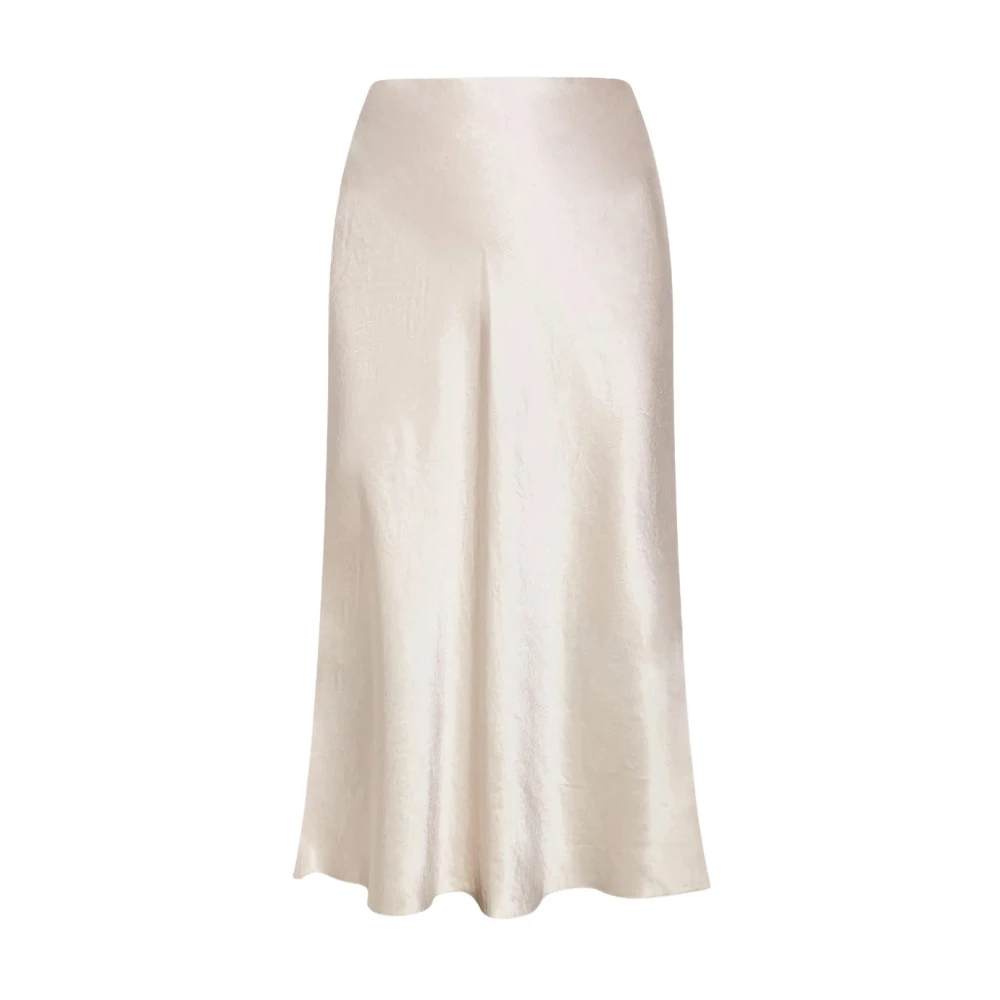 Vince Damen Beige - Satin Slip Skirt - Skirts - Xs