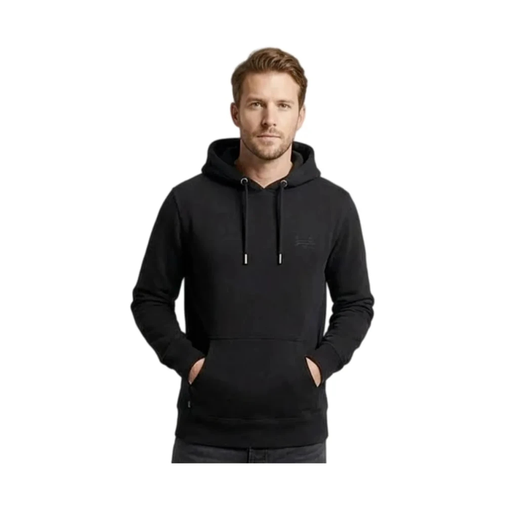 Superdry Schwarz Hoodie Vintage Logo - Bild 4