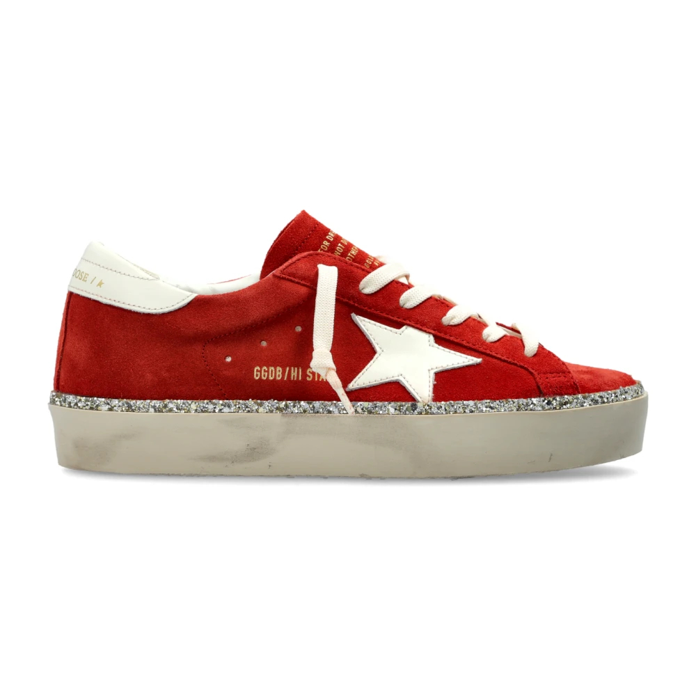 Golden Goose Damen Rot - Hi Star Sneakers - Shoes - 36 Eu