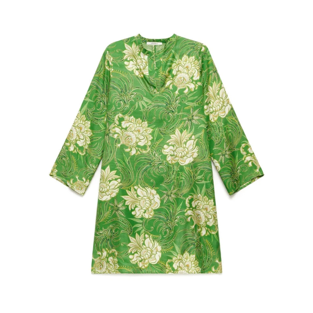 Maliparmi Damen Grün - Collection Print Kleid - Dresses - S
