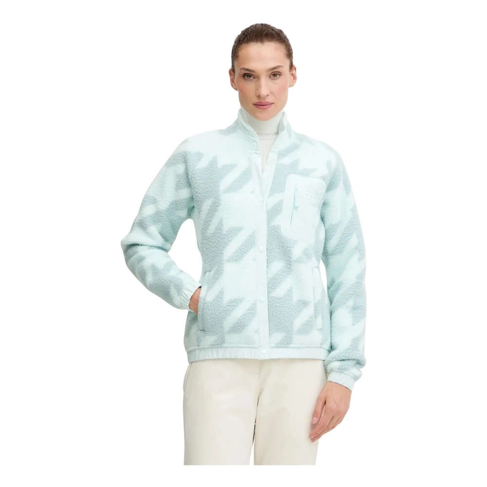 Helly Hansen Damen Blau Pullover Imperial Printed Pile Snap - Bild 3
