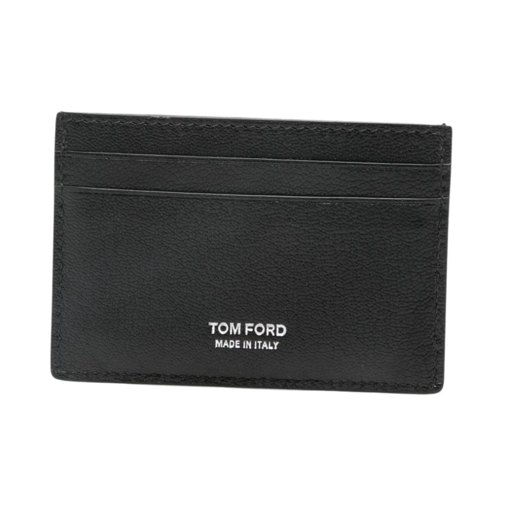 Tom Ford Schwarze Kalbsleder Bos Taurus Geldbörse Einheitsgröße - Bild 11