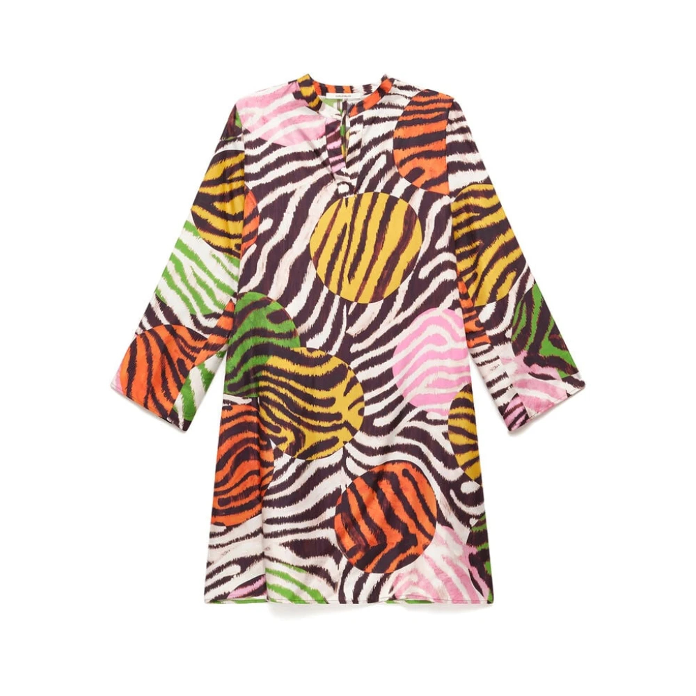 Maliparmi Damen Multicolor - Collection Print Kleid - Dresses - Mehrfarbig - S