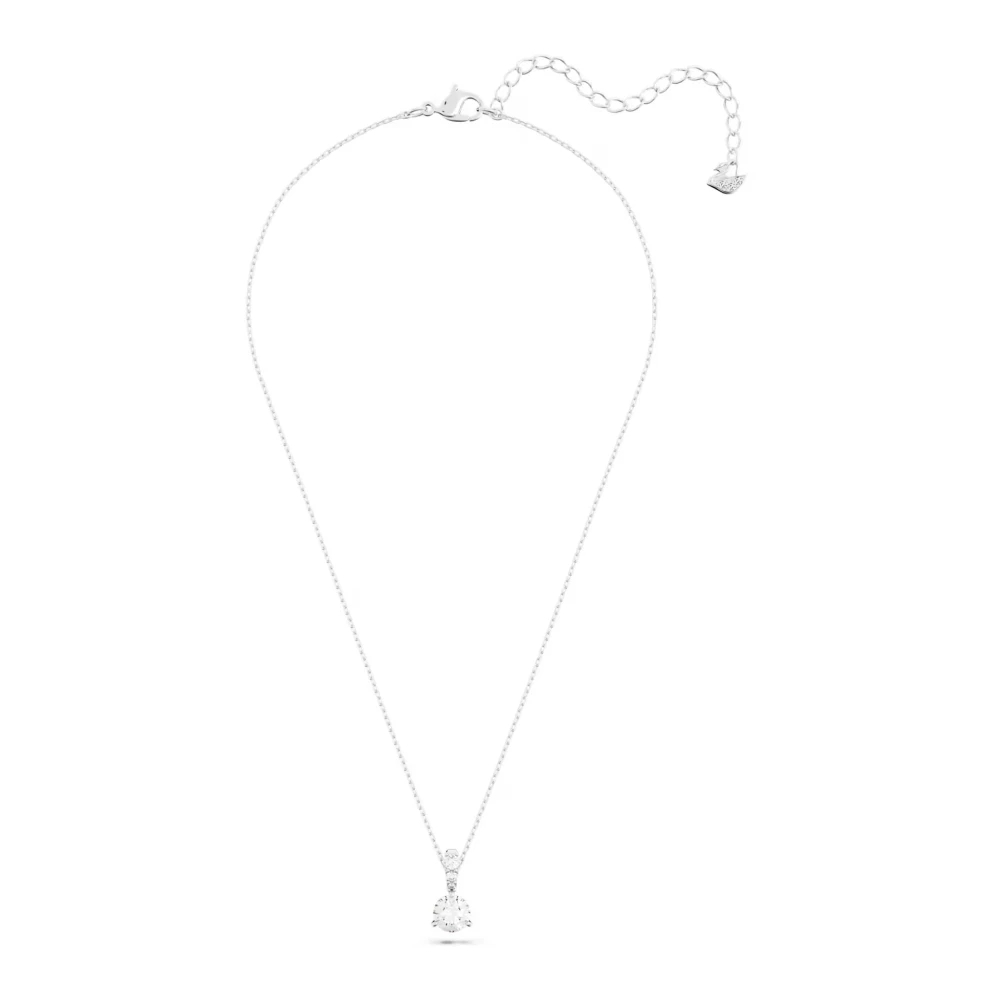 Swarovski - Kristall-Anhänger Halskette - Accessories - Damen - Grau - One Size - Bild 8