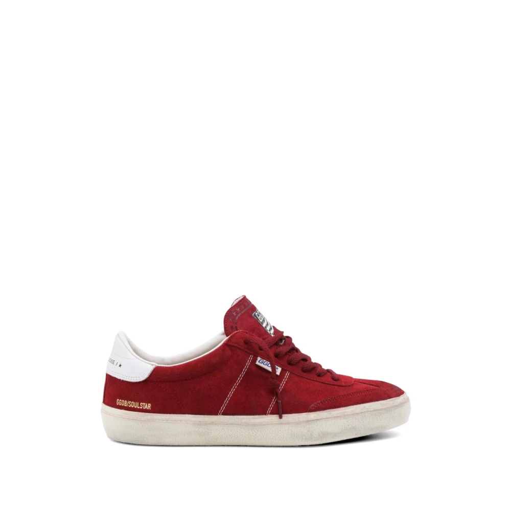 Golden Goose Herren Rot - Soul Star Sneakers - Shoes - 46 Eu