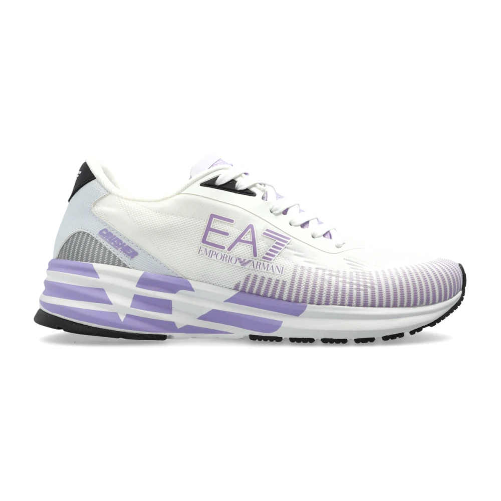 Emporio Armani Ea7 - Crusher Distance Knit 2.0 - Shoes - Damen - Weiß - 35 1/2 Eu